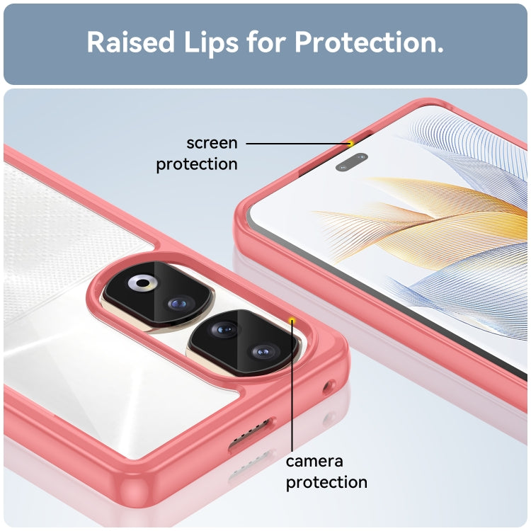 For Honor 90 Pro Colorful Series Acrylic + TPU Phone Case