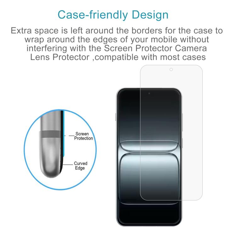 For OnePlus 13T 10pcs 0.26mm 9H 2.5D Tempered Glass Film