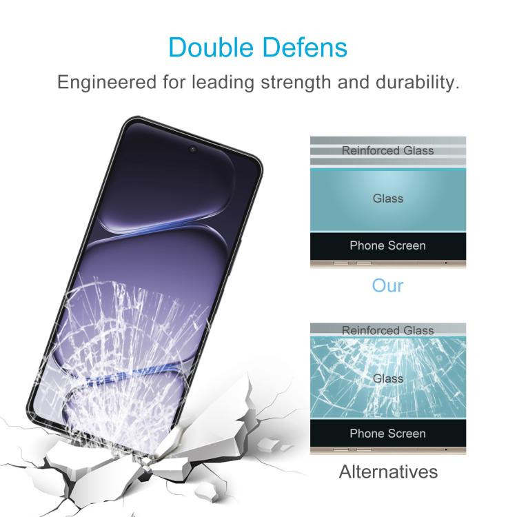 For OnePlus Nord CE6 Lite 10pcs 0.26mm 9H 2.5D Tempered Glass Film