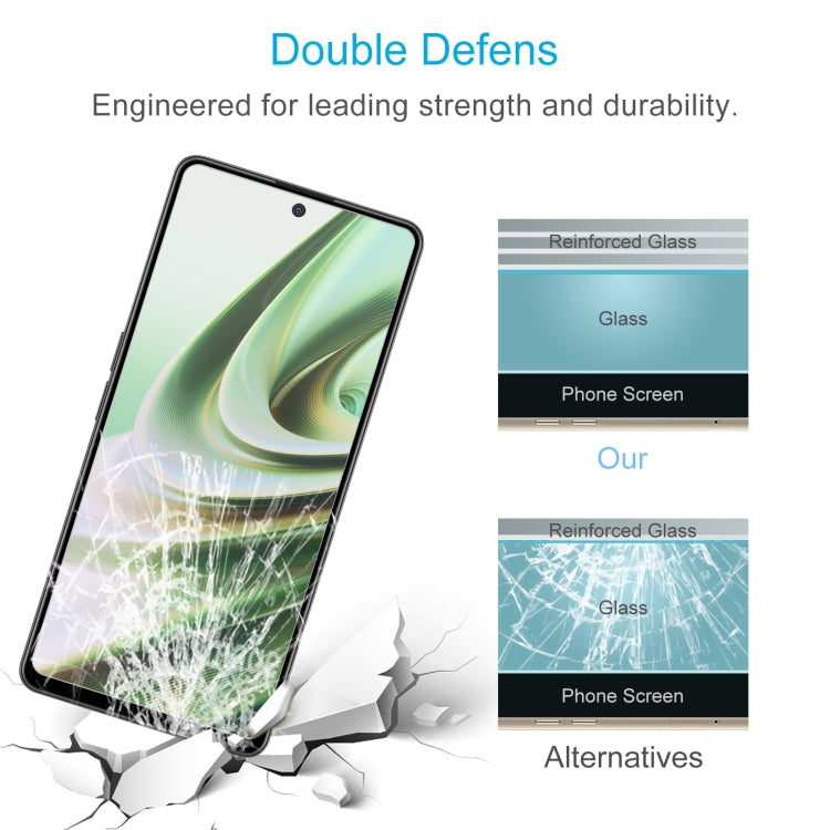 For OnePlus K11 50pcs 0.26mm 9H 2.5D Tempered Glass Film