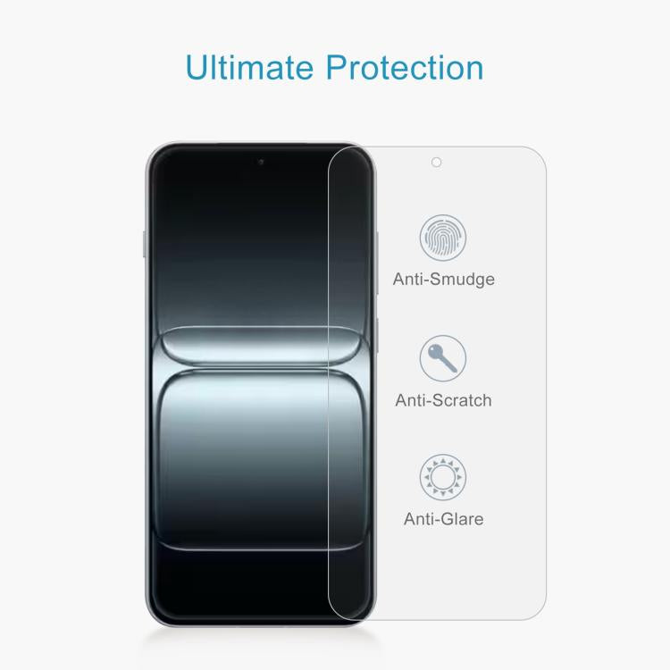 For OnePlus 13T 50pcs 0.26mm 9H 2.5D Tempered Glass Film