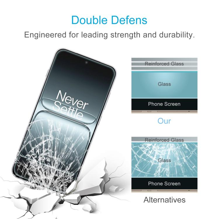 For OnePlus 13s 50pcs 0.26mm 9H 2.5D Tempered Glass Film