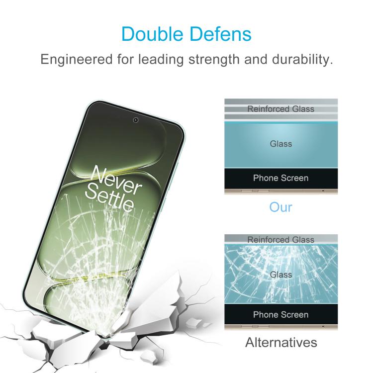For OnePlus Nord 6 5G 50pcs 0.26mm 9H 2.5D Tempered Glass Film