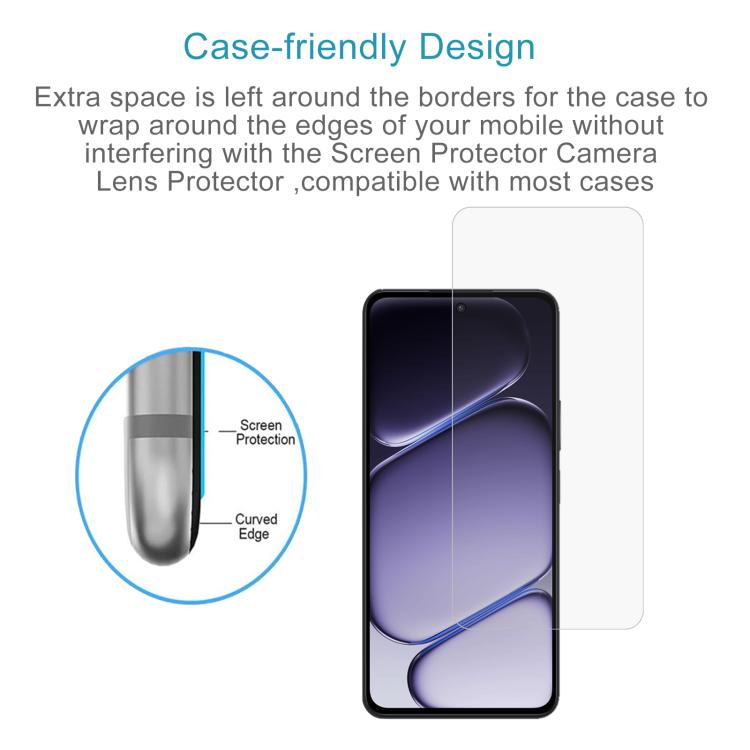 For OnePlus Nord CE6 Lite 50pcs 0.26mm 9H 2.5D Tempered Glass Film