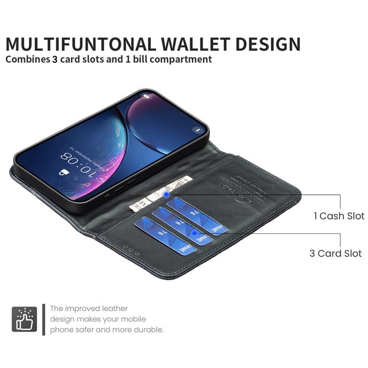 For iPhone 17 Pro Diamond Lattice Wallet Flip Leather Phone Case