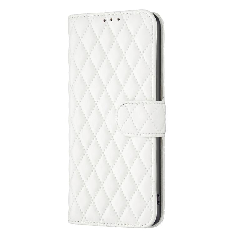 For iPhone 17 Pro Max Diamond Lattice Wallet Flip Leather Phone Case