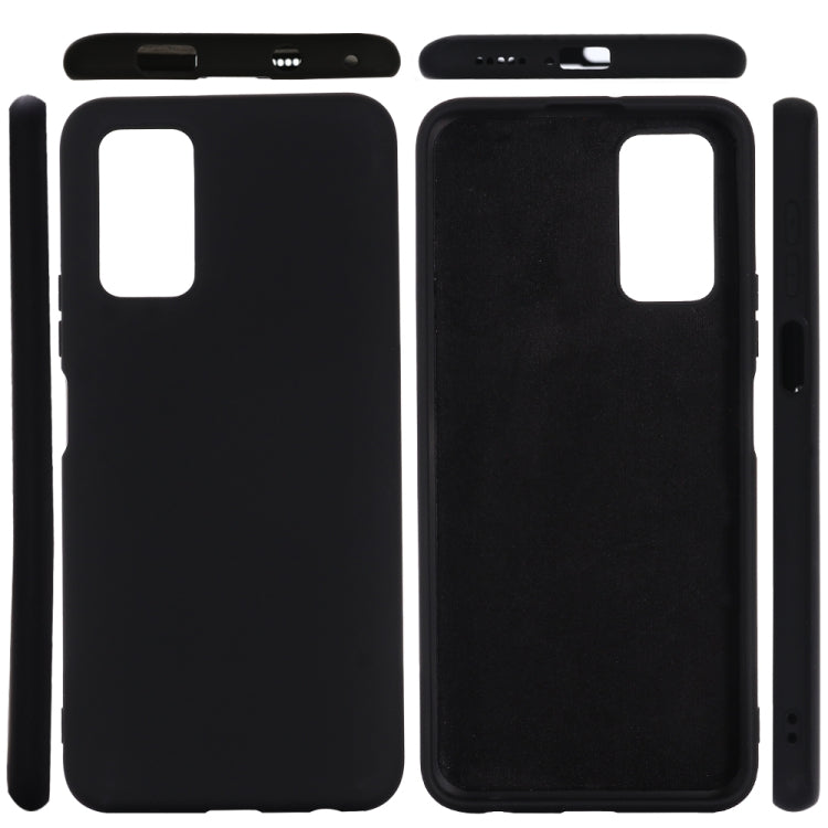 For Huawei Honor X10 5G Pure Color Liquid Silicone Shockproof Full Coverage Case