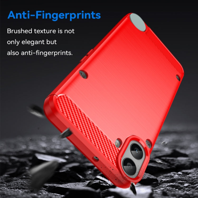 For Nothing CMF Phone 1 Carbon Fiber Brushed Texture TPU Phone Case
