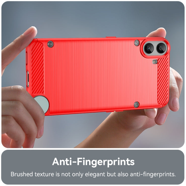 For Nothing CMF Phone 1 Carbon Fiber Brushed Texture TPU Phone Case