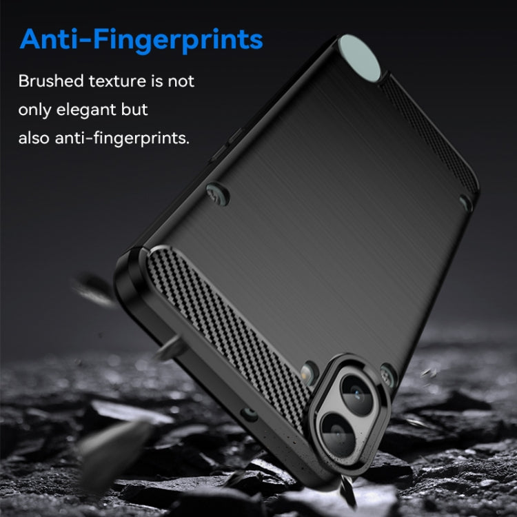 For Nothing CMF Phone 1 Carbon Fiber Brushed Texture TPU Phone Case