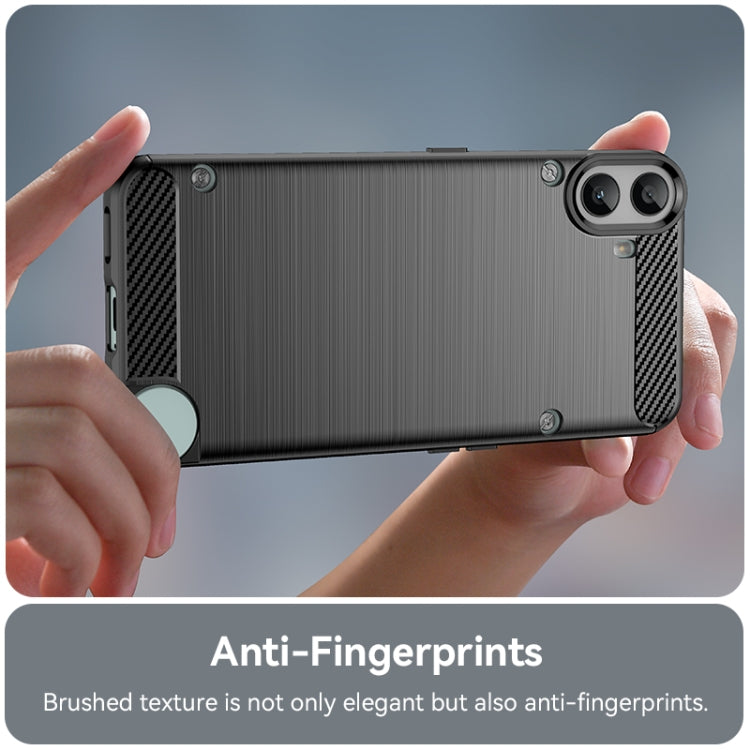 For Nothing CMF Phone 1 Carbon Fiber Brushed Texture TPU Phone Case