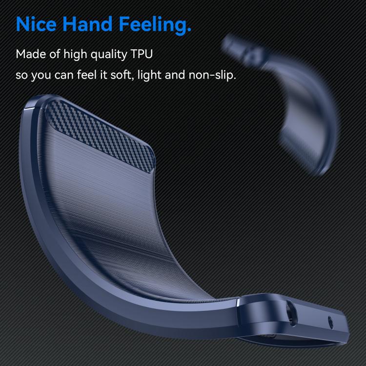 For Nothing Phone 3a Carbon Fiber Brushed Texture TPU Phone Case
