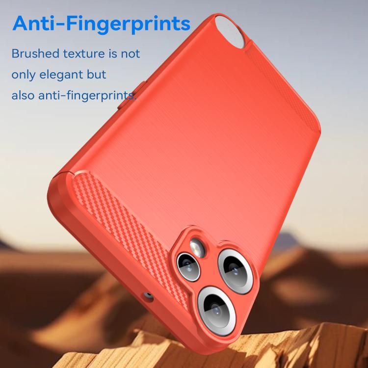 For Nothing CMF Phone 2 Pro Carbon Fiber Brushed Texture TPU Phone Case