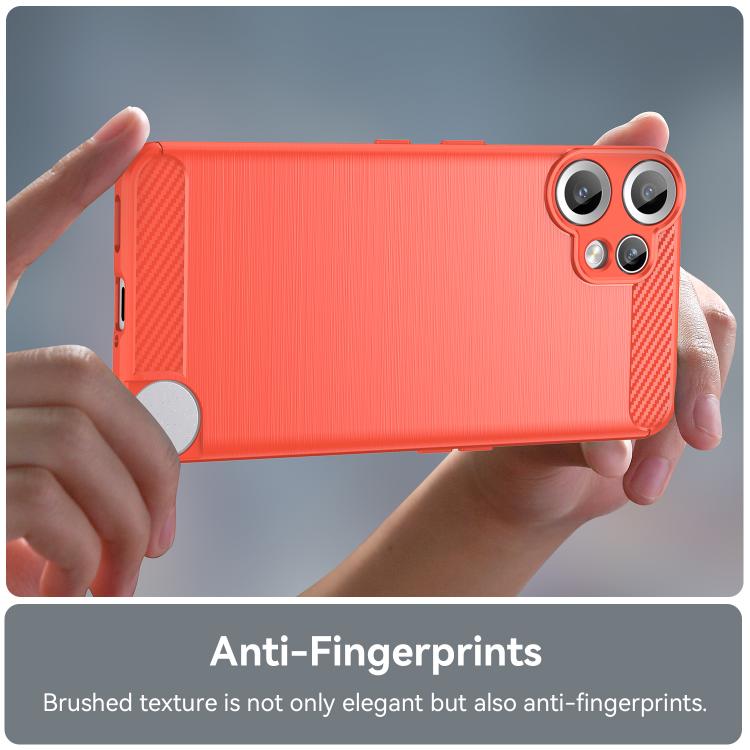 For Nothing CMF Phone 2 Pro Carbon Fiber Brushed Texture TPU Phone Case