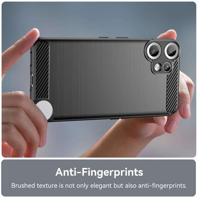 For Nothing CMF Phone 2 Pro Carbon Fiber Brushed Texture TPU Phone Case