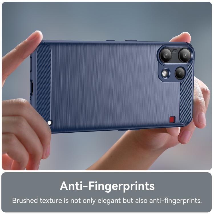 For Nothing Phone 3a Lite Carbon Fiber Brushed Texture TPU Phone Case