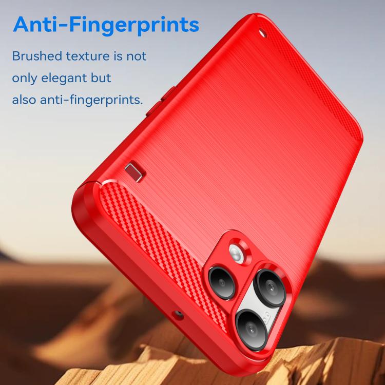 For Nothing Phone 3a Lite Carbon Fiber Brushed Texture TPU Phone Case