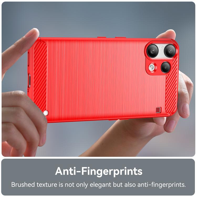 For Nothing Phone 3a Lite Carbon Fiber Brushed Texture TPU Phone Case