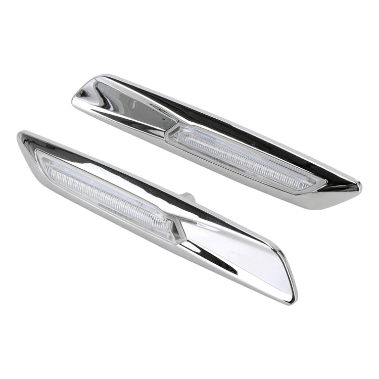 2 PCS Car Fender Light  LED Leaf Board Side DC12V / 1.7W for BMW, Yellow Light, Style:A