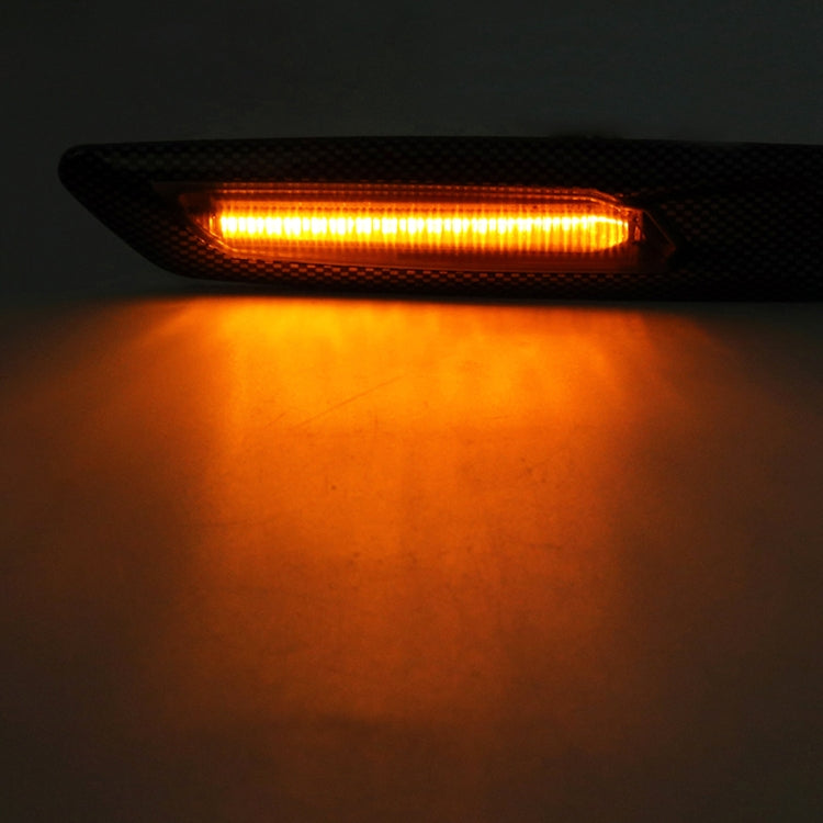 2 PCS Car Fender Light  LED Leaf Board Side DC12V / 1.7W for BMW, Yellow Light, Style:C