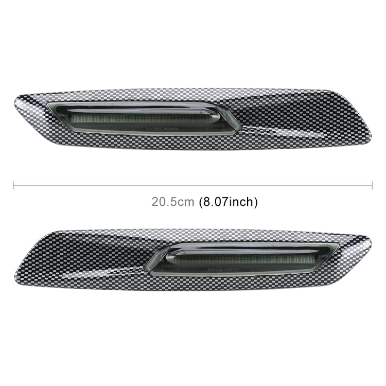 2 PCS Car Fender Light  LED Leaf Board Side DC12V / 1.7W for BMW, Yellow Light, Style:F