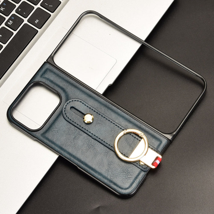 For Google Pixel 9 Pro Fold Wristband Leather Back Phone Case
