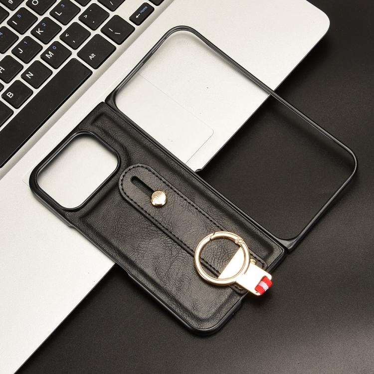For Google Pixel 10 Pro Fold Wristband Leather Back Phone Case