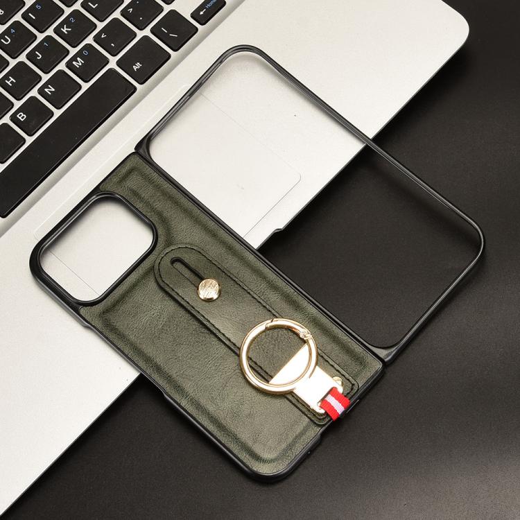 For Google Pixel 10 Pro Fold Wristband Leather Back Phone Case