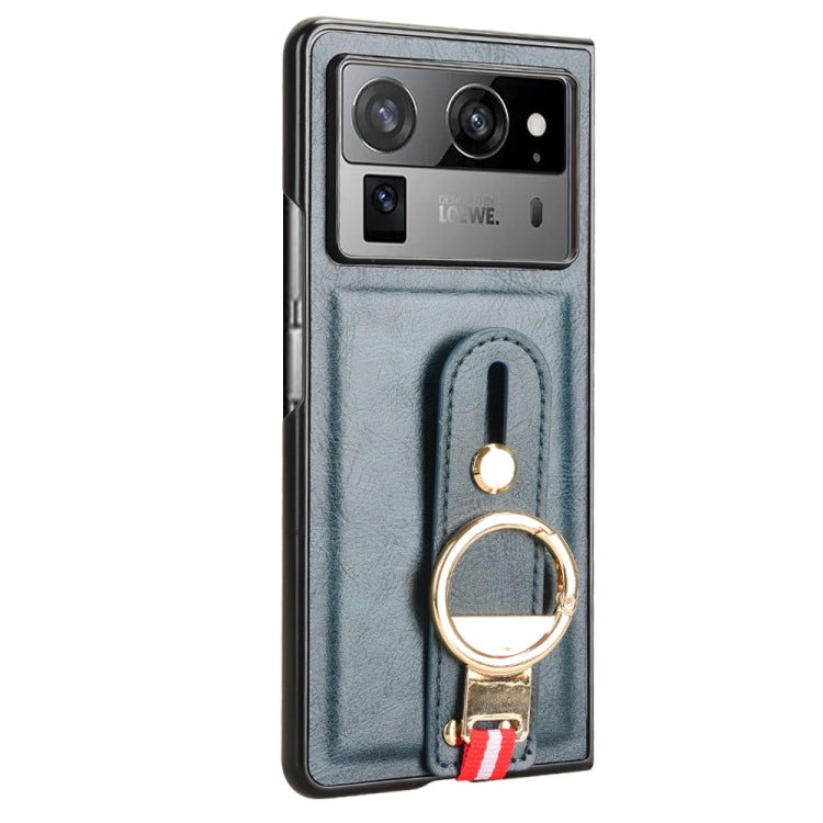 For Tecno Phantom V Fold2 Wristband Leather Back Phone Case