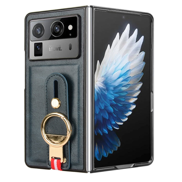 For Tecno Phantom V Fold2 Wristband Leather Back Phone Case