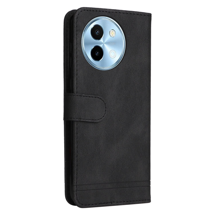 For vivo Y38 5G / T3x 5G Global Skin Feel Life Tree Metal Button Leather Phone Case
