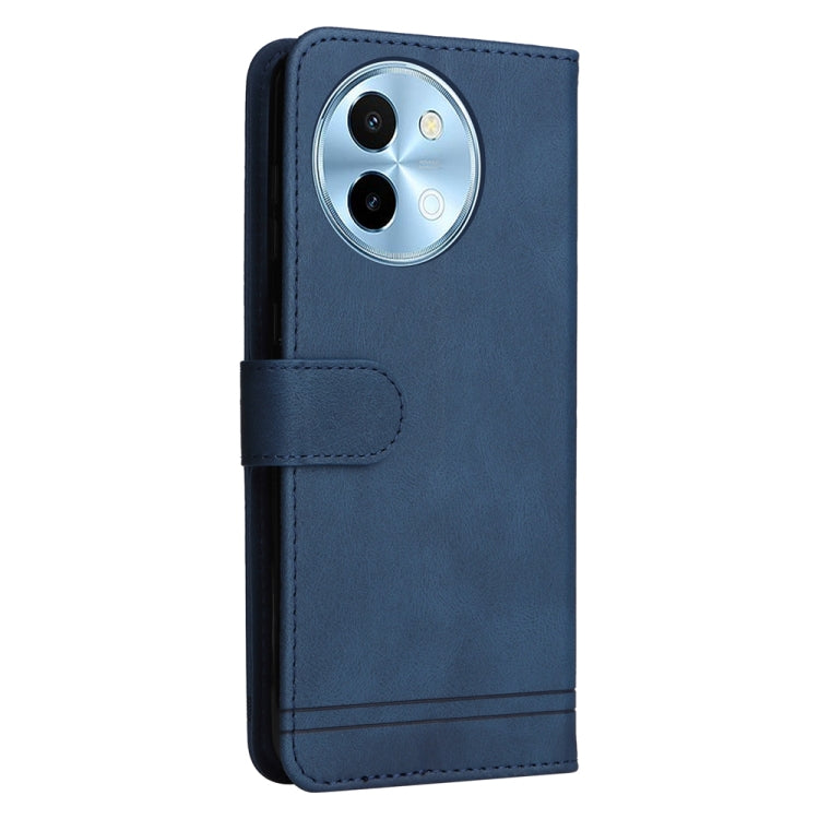 For vivo Y38 5G / T3x 5G Global Skin Feel Life Tree Metal Button Leather Phone Case