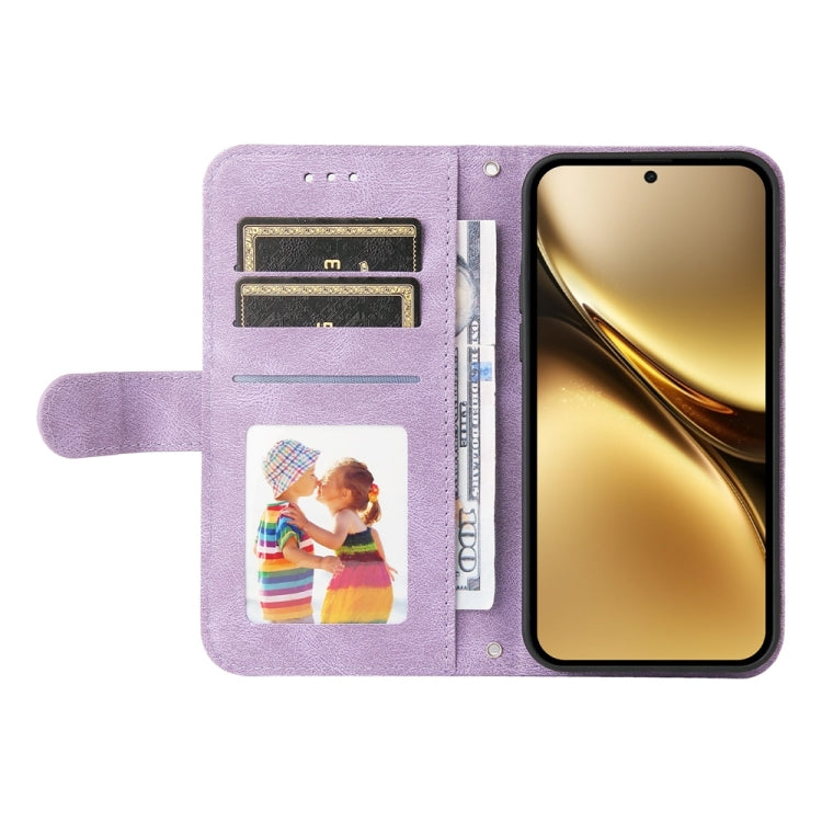 For vivo X200 Pro Skin Feel Life Tree Metal Button Leather Phone Case