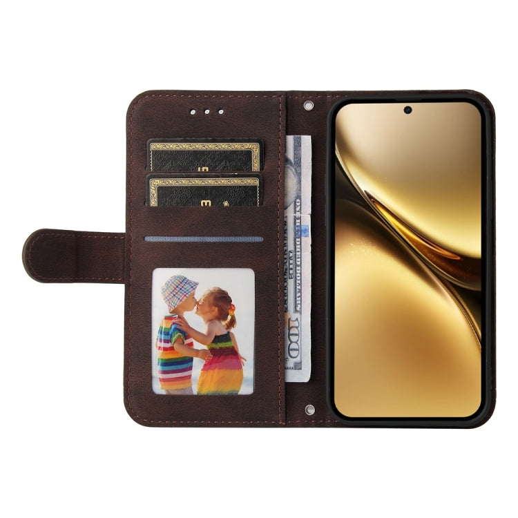 For vivo X200 Pro Skin Feel Life Tree Metal Button Leather Phone Case