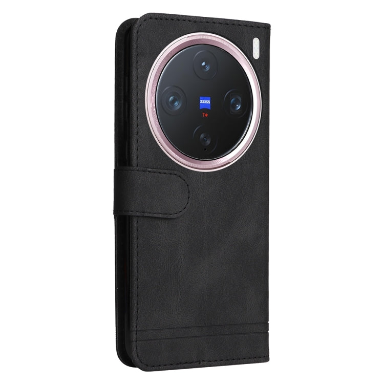 For vivo X200 Pro mini Skin Feel Life Tree Metal Button Leather Phone Case