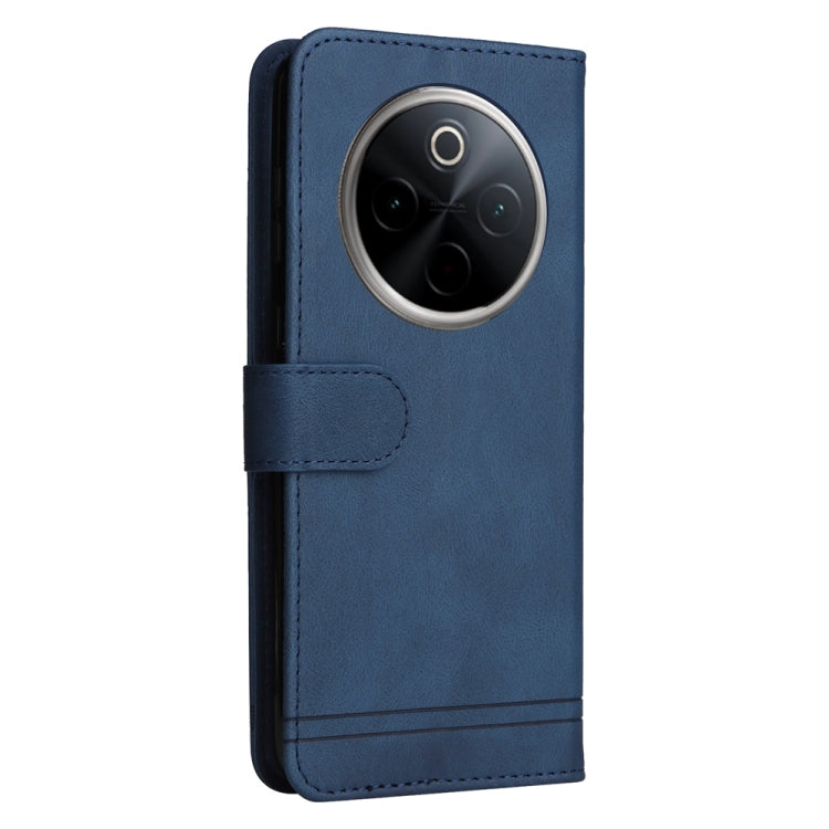 For vivo Y300 Pro Skin Feel Life Tree Metal Button Leather Phone Case