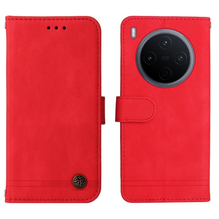 For vivo Y500 Pro 5G Skin Feel Life Tree Metal Button Leather Phone Case