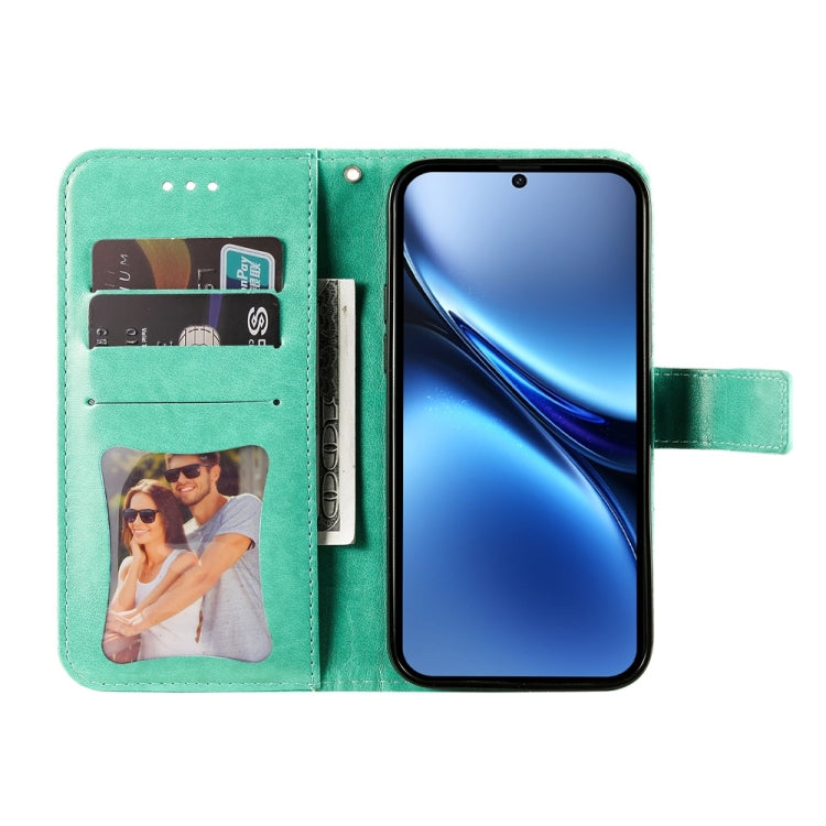 For vivo X200 Seven-petal Flowers Embossing Leather Phone Case