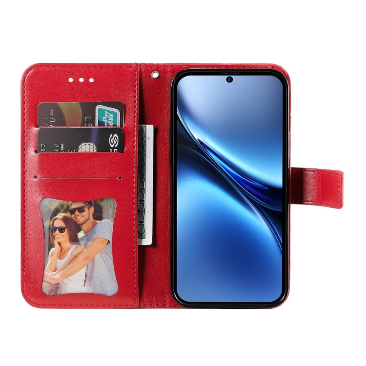 For vivo X200 Seven-petal Flowers Embossing Leather Phone Case