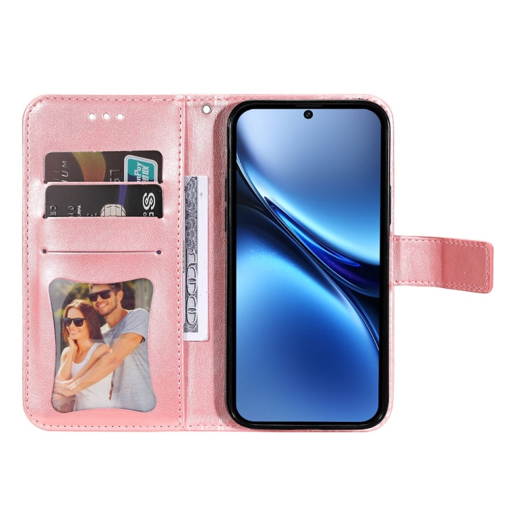 For vivo X200 Seven-petal Flowers Embossing Leather Phone Case