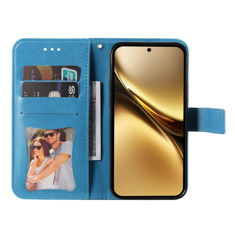 For vivo X200 Pro Seven-petal Flowers Embossing Leather Phone Case