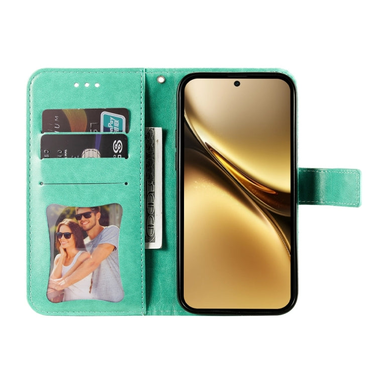 For vivo X200 Pro Seven-petal Flowers Embossing Leather Phone Case