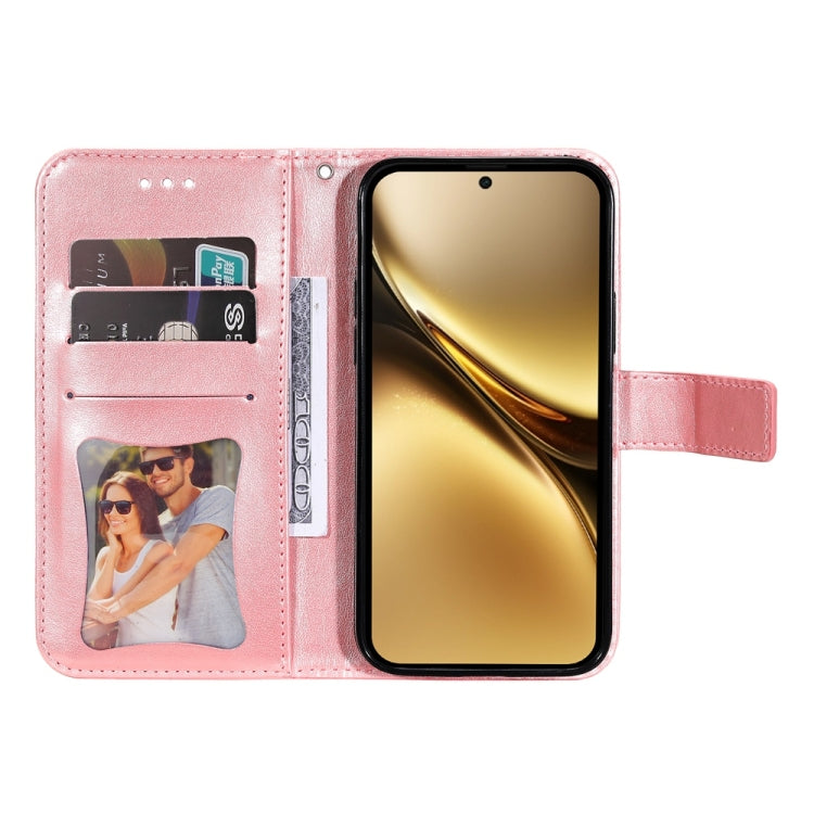 For vivo X200 Pro Seven-petal Flowers Embossing Leather Phone Case