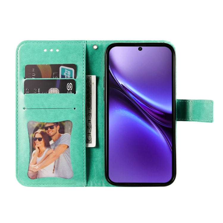 For vivo X200 Pro mini Seven-petal Flowers Embossing Leather Phone Case