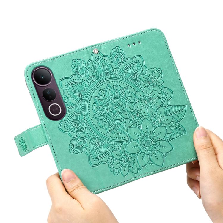 For vivo V50 Lite 4G / 5G Seven-petal Flowers Embossing Leather Phone Case