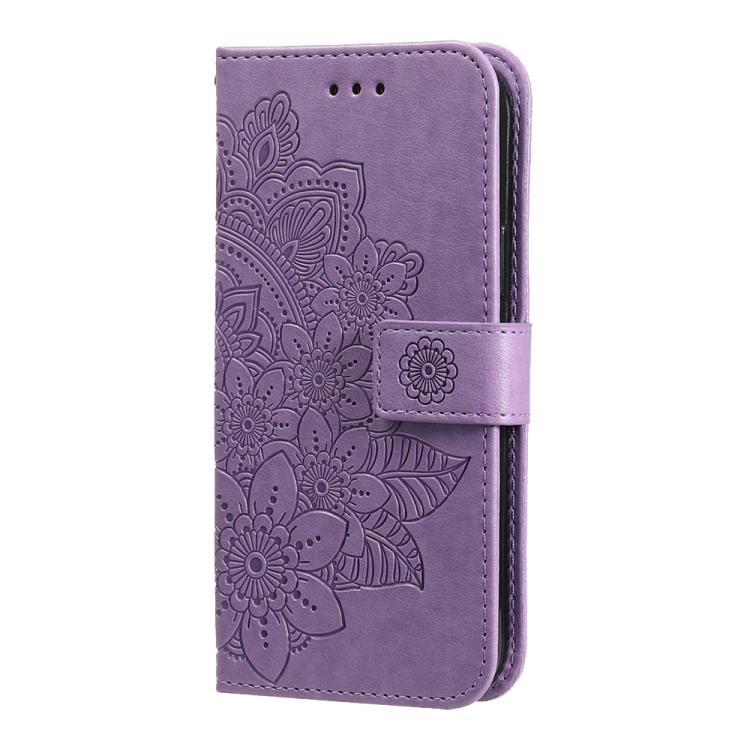 For vivo Y500 Pro 5G Seven-petal Flowers Embossing Leather Phone Case