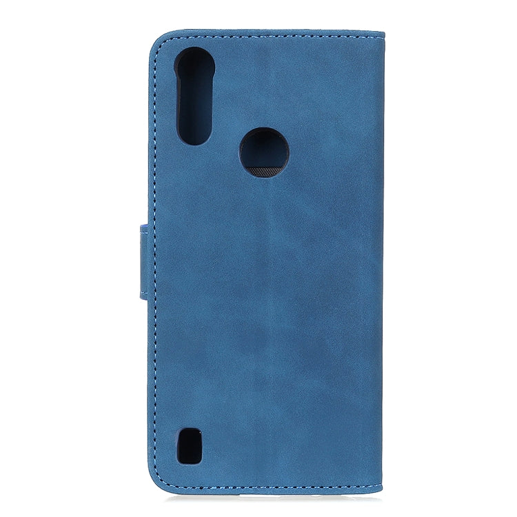 For Motorola Moto E6s 2020 KHAZNEH Retro Texture PU + TPU Horizontal Flip Leather Case with Holder & Card Slots & Wallet