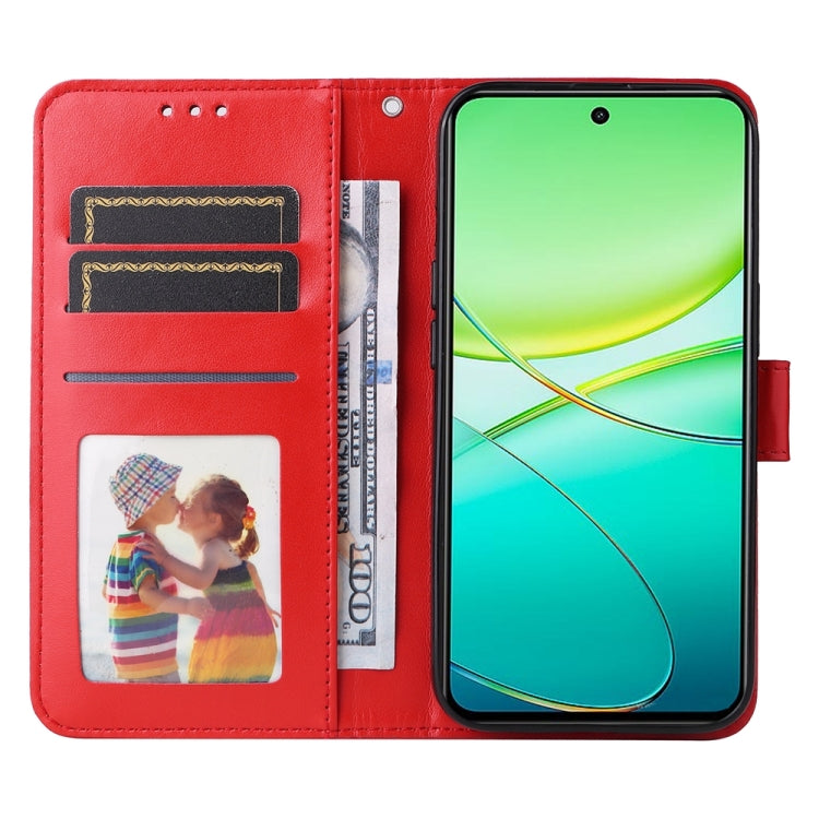 For vivo Y38 5G / T3x 5G Global Embossed Sunflower Leather Phone Case