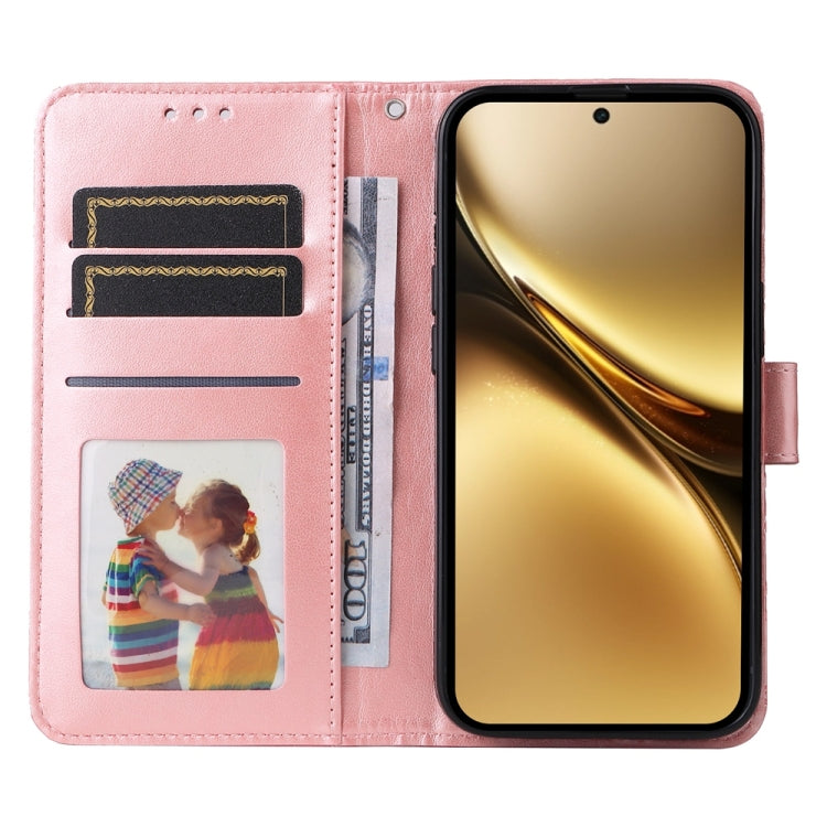 For vivo X200 Pro Embossed Sunflower Leather Phone Case