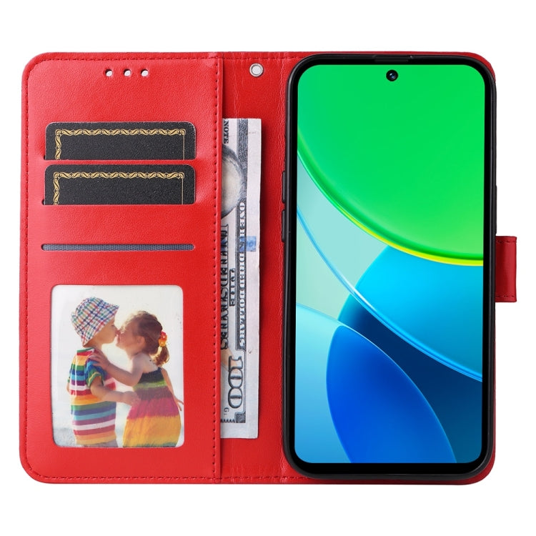 For vivo Y19s Embossed Sunflower Leather Phone Case
